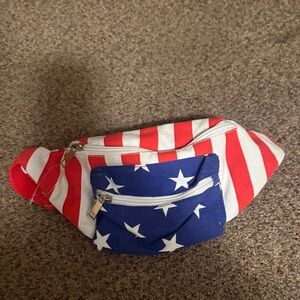 Patriotic Red, White, and Blue Fanny Pack